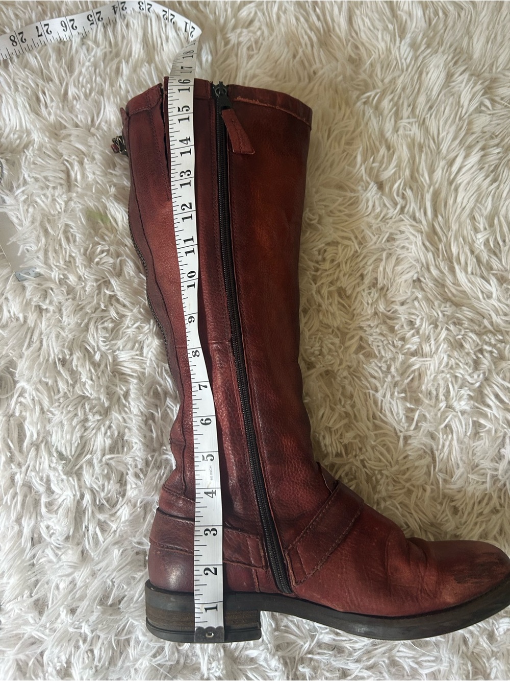 MJUS Soft Leather Rustic Riding Boots - Picture 6 of 9